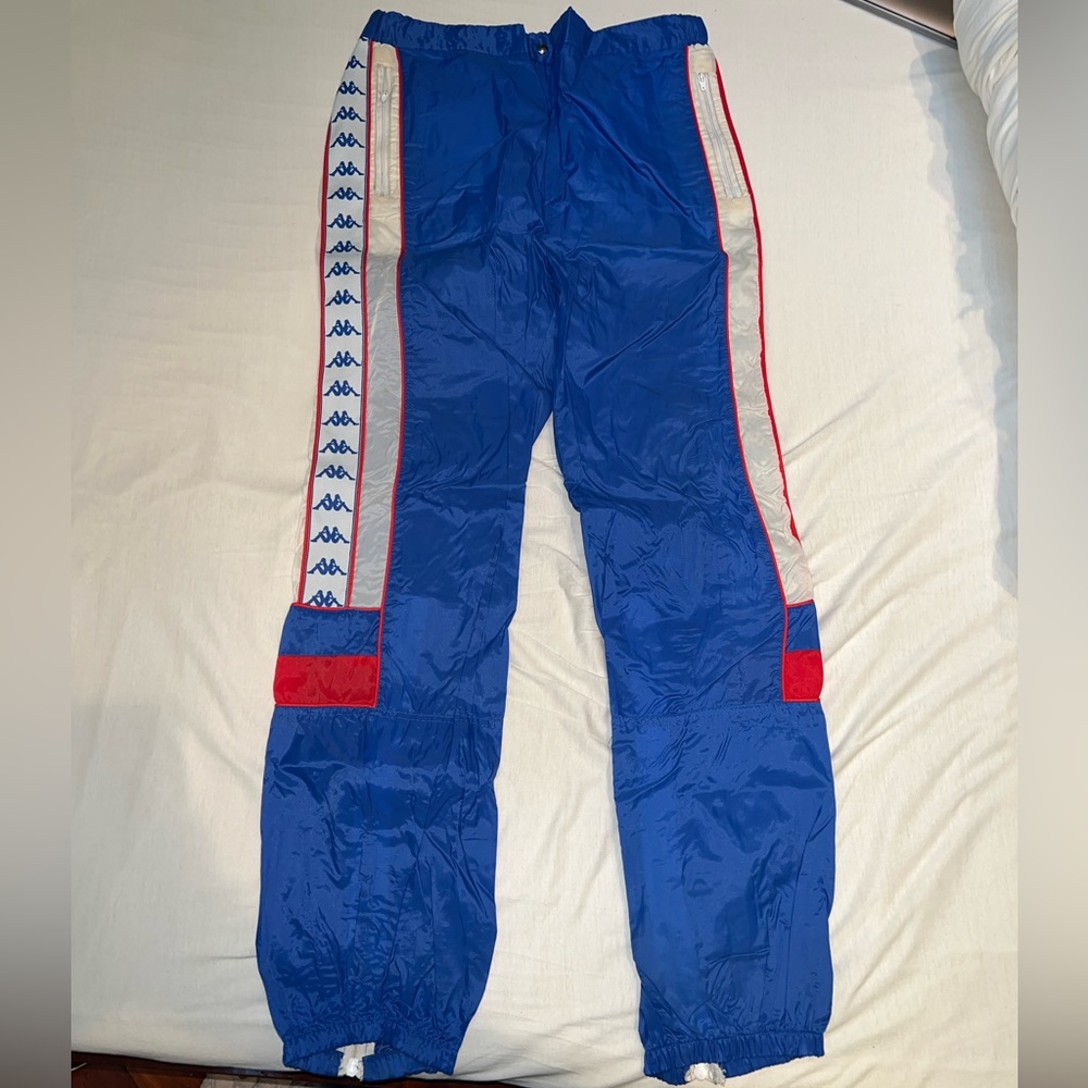Kappa Sport 222 Blue Braka Athletic Pants size large
